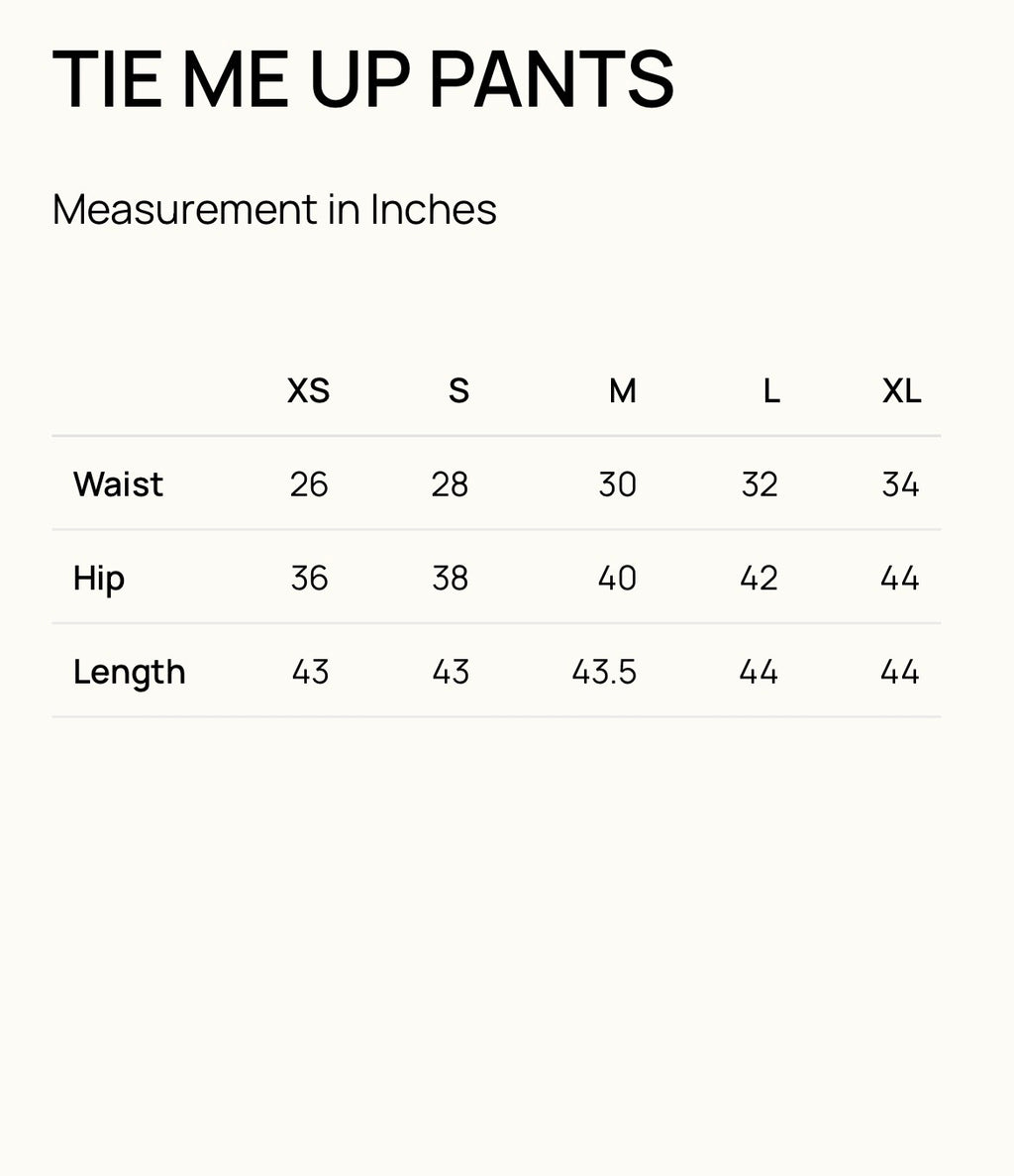 TIE ME UP PANTS
